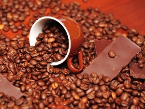 knuckle, cup, grains, chocolate, coffee