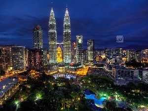 Kuala Lumpur, Petronas Towers, Malaysia