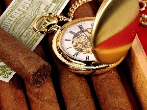 Watch, label, Cigars