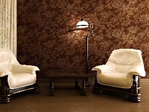 seats, Lamp, Room
