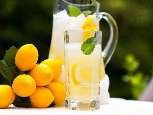 lemon, juice, lemons, jug