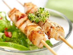 lettuce, Skewers