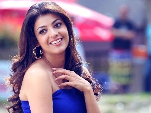 light brown, Smile, Kajal Agarwal