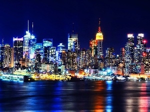 Night, light, Manhattan
