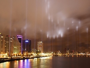 Town, light, rotterdam