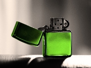 lighter, Green