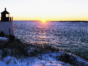 Lighthouses, Great Sunsets, Coast