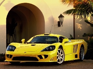 Line, Sports, Yellow, bodies, Saleen S7