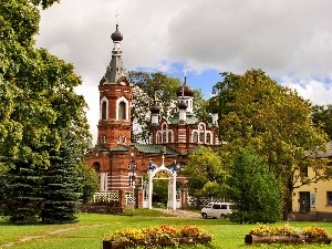 Lithuania, viewes, Cerkiew, trees