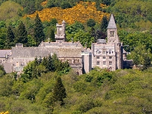 Loch Ness, by, Scotland, Castle