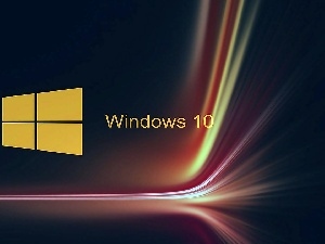 logo, Windows 10, system, operating