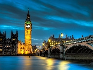 England, London, Big Ben, Palace of Westminster