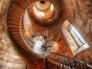 London, cloister, Cage, Trey Ratcliff, stairway