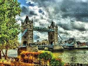 London, England, Tower Bridge