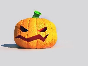 Scary, look, pumpkin