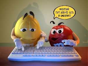 keyboard, M&M