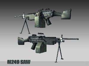 graphics, M249 SAW