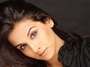 make-up, Hair, Vidya Balan, beatyfull