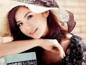 make-up, Hat, Beauty, Japanese girl