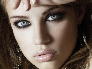 make-up, girl, Xenia Tchoumitcheva, Beauty