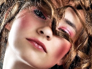 make-up, face, Women, portrait