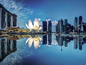 Marina Bay Sands, Singapur, Hotel hall