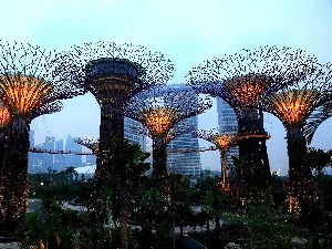 Singapur, Marina Bay Sands, Garden, Hotel hall