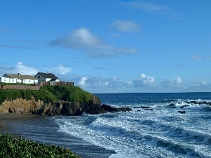 maritime, Lighthouse, sea, Waves