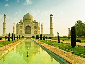 mausoleum, Taj Mahal, india