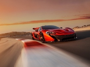 track, McLaren P1