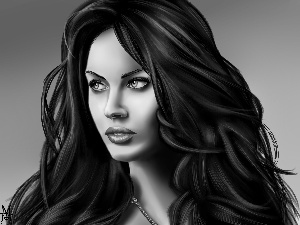 portrait, Megan Fox