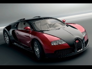 Metalic, Bugatti Veyron, Red