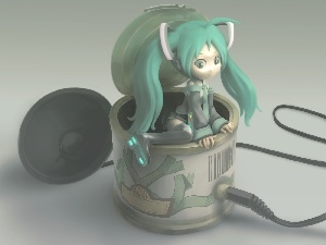 Miku Hatsune, Manga, girl, Vocaloid, Anime