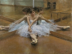 Mirror, ballerina, vicente romero redondo, Women