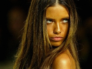 model, face, Adriana Lima