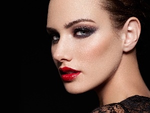 model, make-up, Emily Doyle