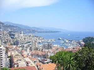 town, Monaco, panorama