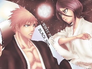 moon, sun, Kurosaki, Kuchiki