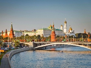 town, Moscow, panorama