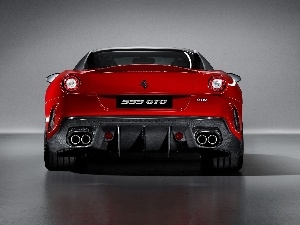 motor car, Ferrari 599 GTO, Red