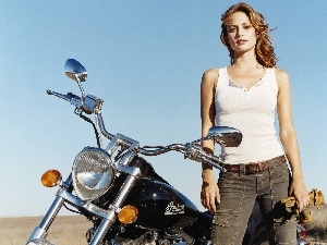 motor-bike, Josie Maran