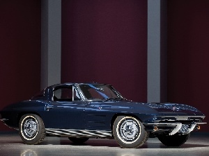 motor car, vintage, Corvette