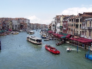 Venice, motorboat, Italy