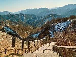 Mountains, China, Great Chinese Wall