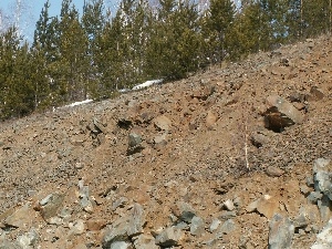 Mountains, Stones, Hill-side