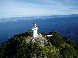 mountains, sea, Lighthouse, maritime