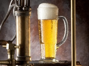 mousse, beer, mug, clear