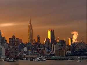 evening, New York