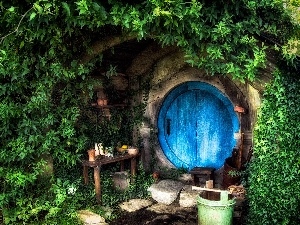 New Zeland, green, Home, Hobbit