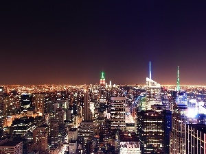 night, New York